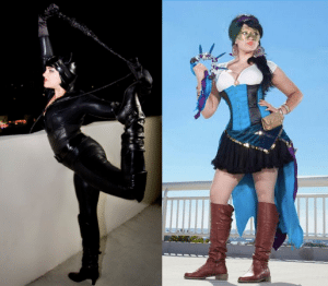 Catwoman by Chrissy Edwards and Esmerelda by Jason Holmes