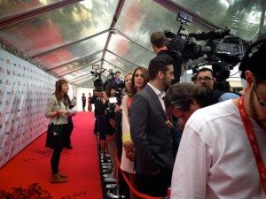 IMAGE 3 press waiting on red carpet